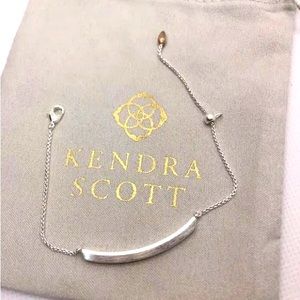 KENDRA SCOTT Eloise Ann Bracelet in Silver Adjustable Sliding Bead